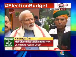 PM Modi addressing the media ahead of interim budget 2019