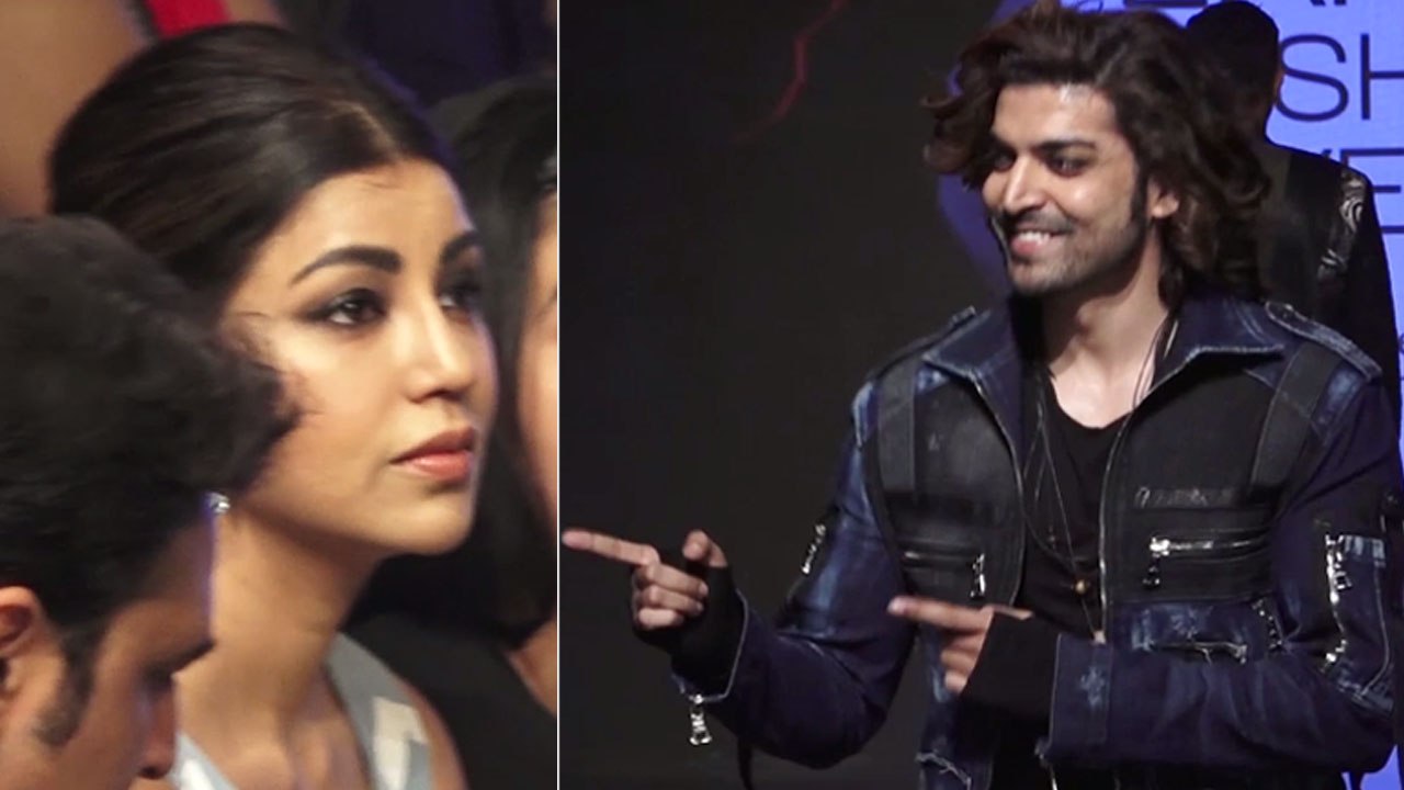 Gurmeet Choudhary walks the Ramp at Lakme Fashion Week in front of Debina Bonnerjee | FilmiBeat