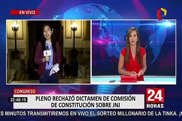 JNJ: Pleno rechazó dictamen de Comisión de Constitución sobre Ley Orgánica