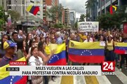 Guaidó y seguidores vuelven a las calles para exigir 