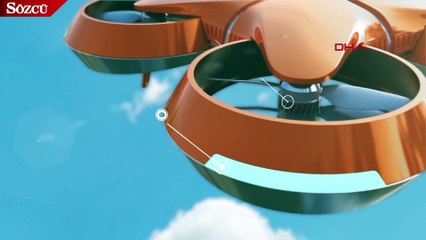 Yangında mahsur kalanları bu 'drone' kurtaracak