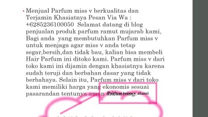 0852-3610-0050| Produsen Pewangi Miss V Alami Di Surabaya