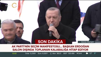 AK Parti'nin seçim manifestosu