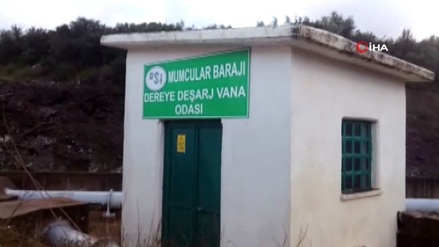 Mumcular Barajı 6 yıl sonra sağanak yağışlarla il kez doldu