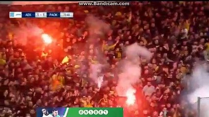 Ponce     SUPER  GOAL      HD    AEK Athens FC   1 - 1    	PAOK 03-02-2019
