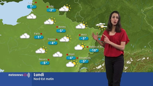 La météo en Alsace ce lundi : froid et sec
