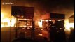 Massive fire burns down 200 stalls at Indian industrial exhibition, injuring nine