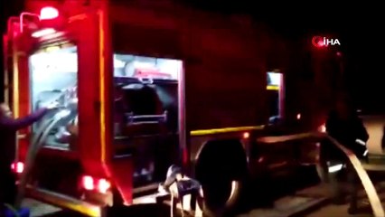 Denizli’de Plastik Kasa Fabrikası Alevlere Teslim Oldu