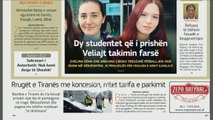 Ora juaj - Shtypi i ditës: Dy studentet që i prishën Veliajt takimin farsë