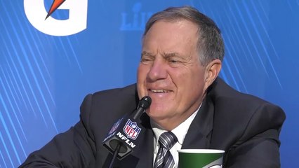 Bill Belichick speaks at 2019 Super Bowl Media Night