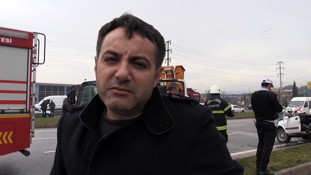 Aydınlatma direğine çarpan otomobil ikiye ayrıldı: 1 ölü, 1 yaralı - KAHRAMANMARAŞ