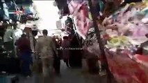 سوق خضار وفاكهة يحاصر محطة مترو شبرا الخيمة