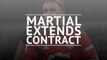 Football: Martial extends Man Utd contract