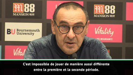 24e j - Sarri : "Je voulais parler aux joueurs seul, j'avais besoin de comprendre"