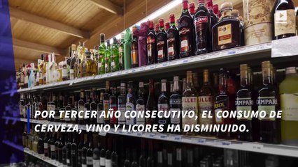 El consumo de alcohol cae nuevamente en los Estados Unidos