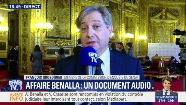 Affaire Benalla: pour François Grosdidier, les révélations de Mediapart confirment les intuitions de la commission d'enquête sénatoriale