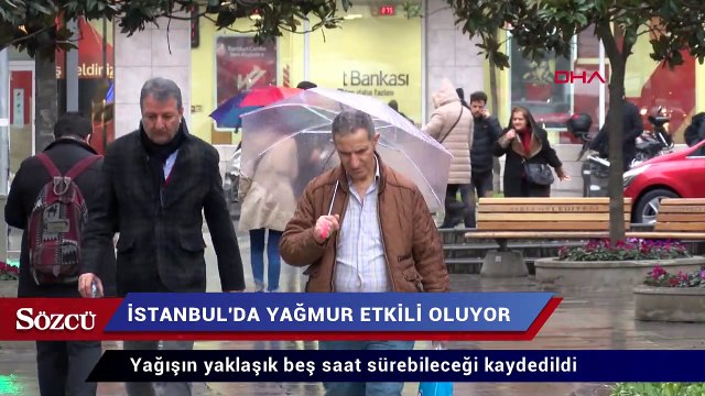 İstanbul için yağmur uyarısı