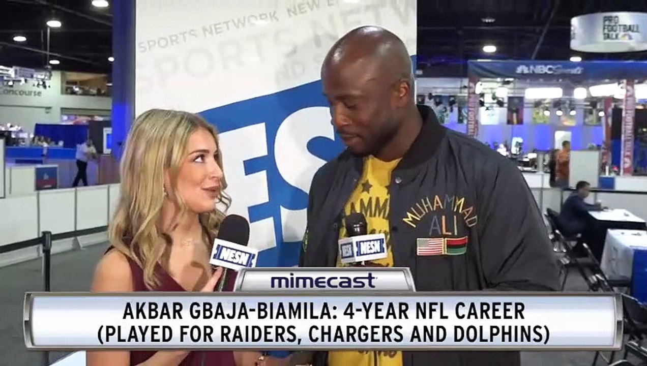 Super Bowl 53 Radio Row: Akbar Gbaja-Biamila, Host Of American Ninja Warrior