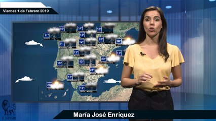 El tiempo: pronóstico para el viernes 1 de febrero de 2019