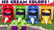 Funny Funlings Learn Colors with Tayo and Thomas and Friends using Play Doh Ice Cream they make in this Fun Family Friendly Learn English Full Episode Story for kids