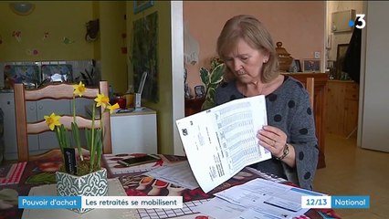 Pouvoir d'achat : les retraités se mobilisent