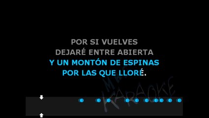 POR SI VUELVES - Chebere (karaoke)