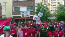 Venezuelan Oil Workers Took To The Streets In Support Of Maduro