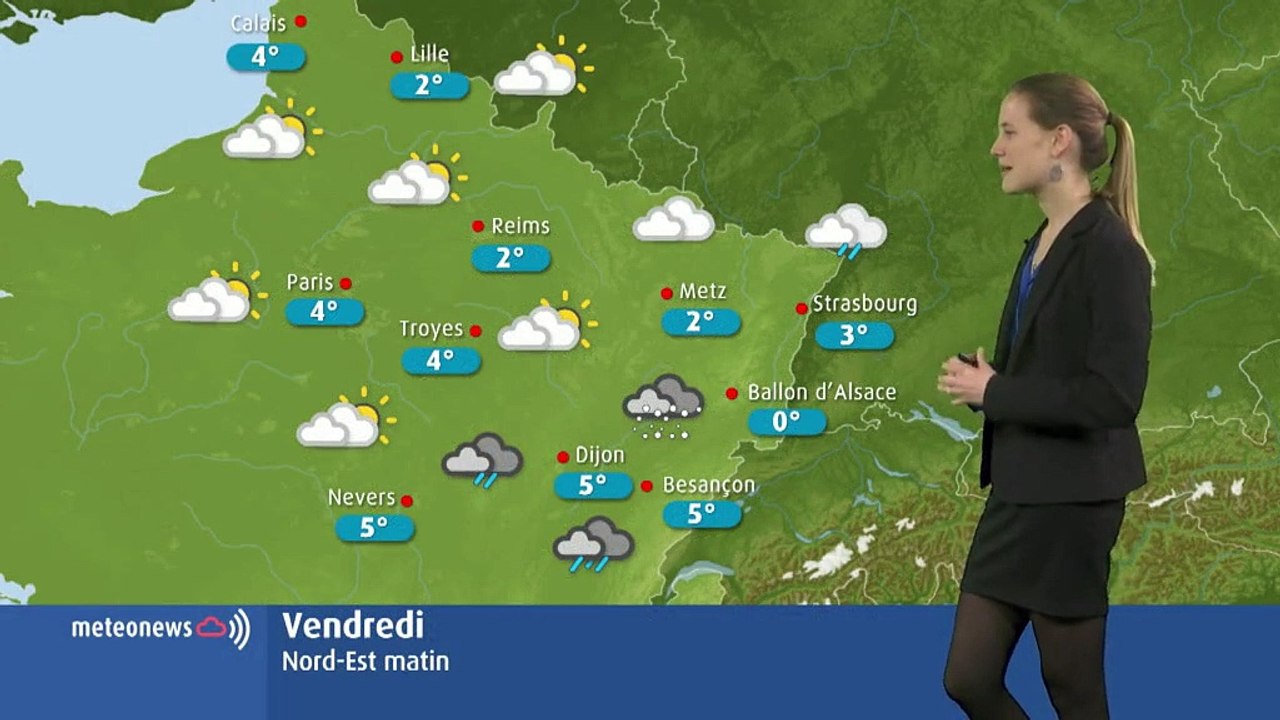 La météo de ce vendredi 1er février en Lorraine...