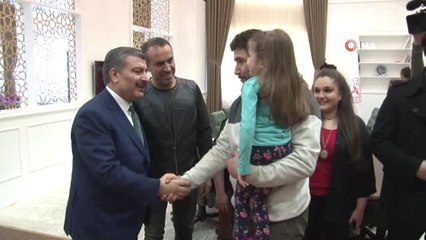 Bakan Koca, Sma'lı Hastaları ve Ailelerini Kabul Etti