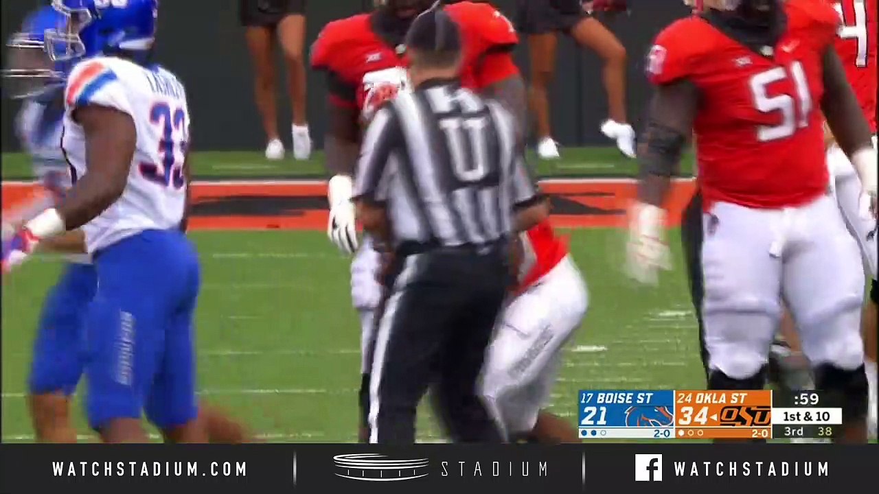 Justice Hill Oklahoma State Football Highlights - 2018 Season