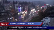 Göçük riski taşıyan 3 ev güvenlik nedeniyle boşaltıldı