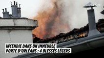 Paris : incendie dans un immeuble porte d’Orléans