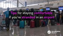 Tips for surviving long flight delays during a winter storm