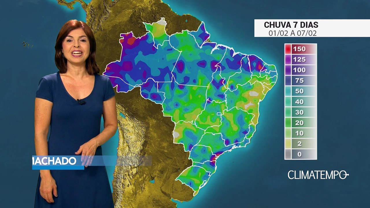 Como fica a  chuva no BR nos próximos dias