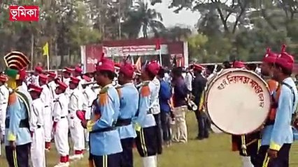 মহান বিজয় দিবস ২৬শে মাচ উপলক্ষে  বাংলাদেশ কৃষি বিশ্ববিদ্যালয়ে কোচকাওয়াজ অনুষ্ঠিত