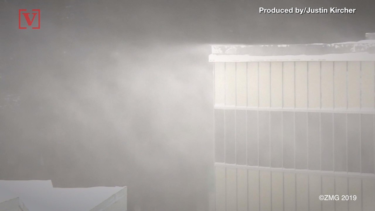 Dashcam Video Captures Frightening Near Miss on Snowy Highway