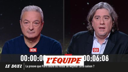Le PSG doute-t-il du retour de Neymar ? - Foot - Extrait - EDS