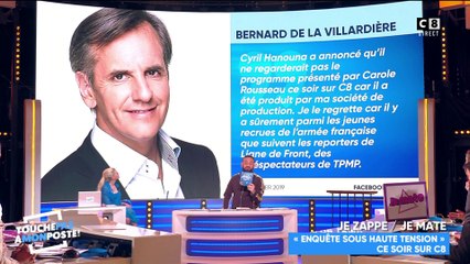 Cyril Hanouna répond au message de Bernard de La Villardière