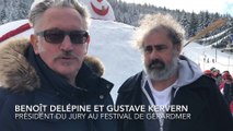 Benoît Delépine et Gustave Kervern n’en ratent pas une au festival du film fantastique de Gérardmer (Vosges)