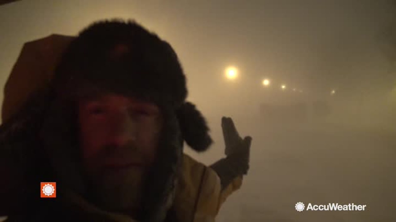 Frigid conditions and high winds hit the Northeast