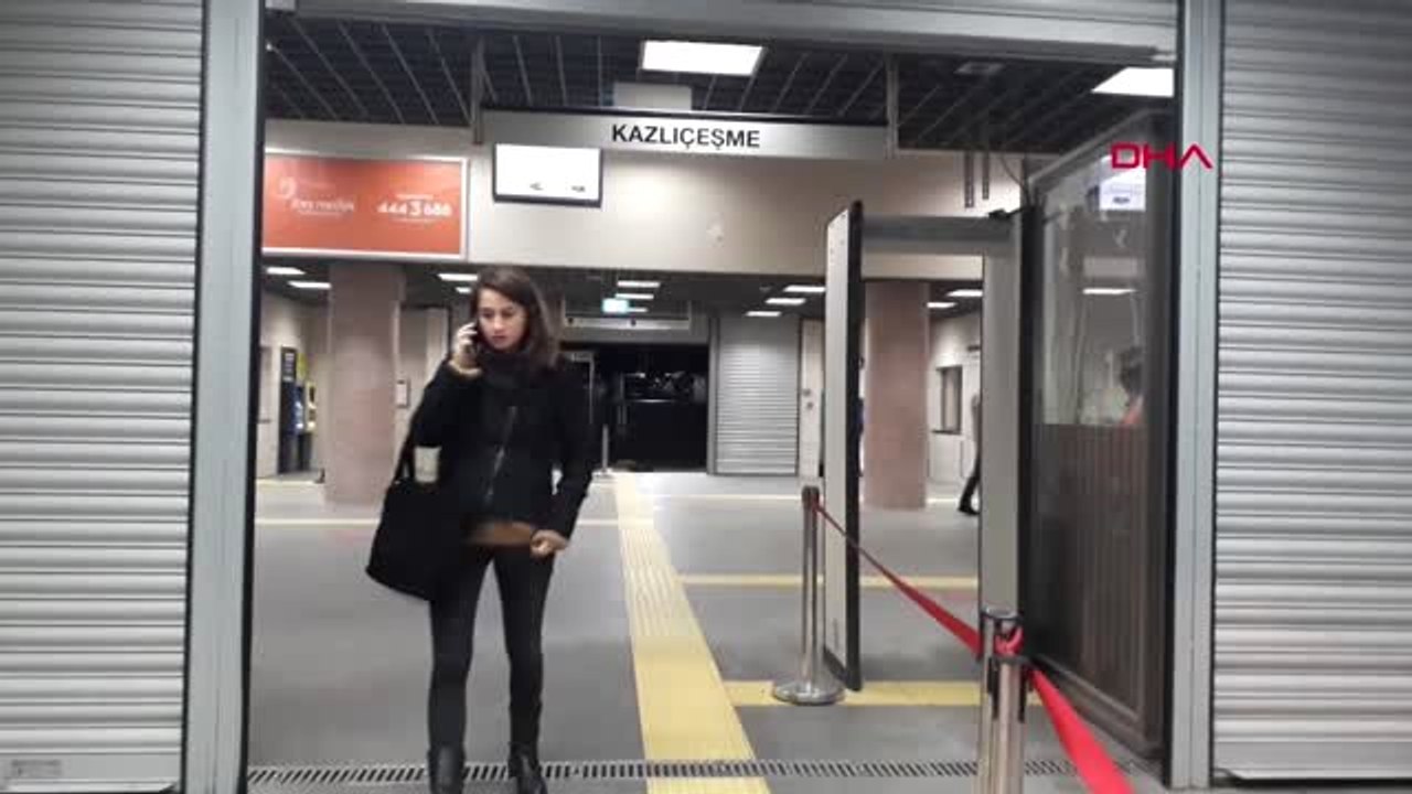 Marmaray'da Teknik Arıza Nedeniyle Seferler Aks...