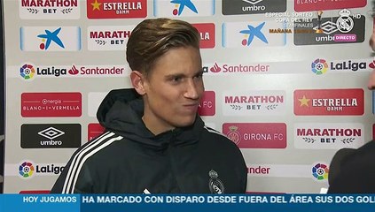 Marcos Llorente, sobre su gol al Girona: "Iba a pasarla pero no he visto a nadie"
