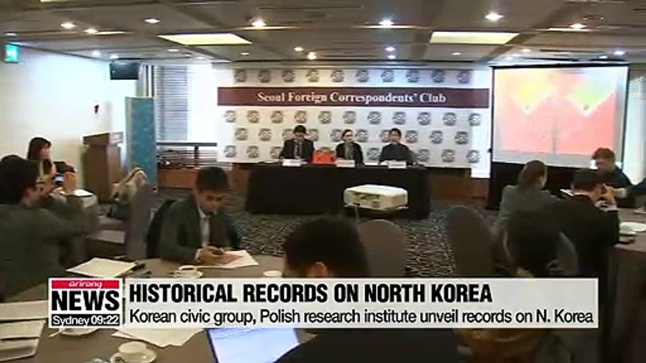 Korean civic group and Polish research institute unveil 'North Korean Archives Project'