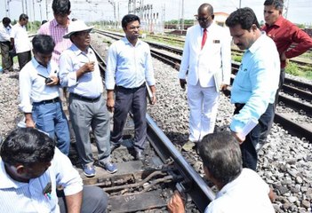 அரக்கோணம்- சென்னை சுற்றுவட்டப்பாதை ரயில் சேவை ஆய்வு- வீடியோ