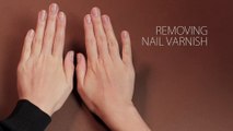 removing nail varnish
