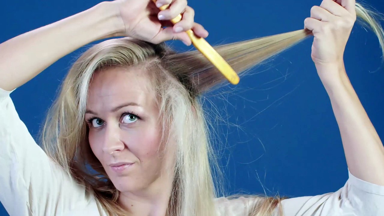 ponytail with volume