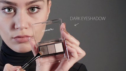 applying eyeshadow