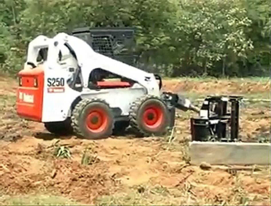 Standing Poles with hydaulic Machine in just 5 minuts