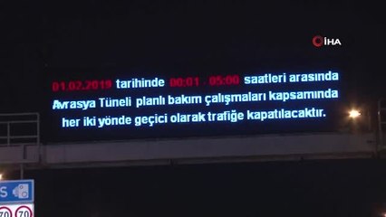 Avrasya Tüneli Tekrar Ulaşıma Açıldı