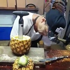 Man makes juice with magical skills